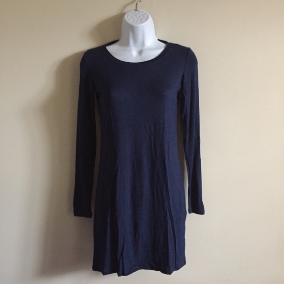 Long Sleeve Dress Blue - Picture 4 of 4